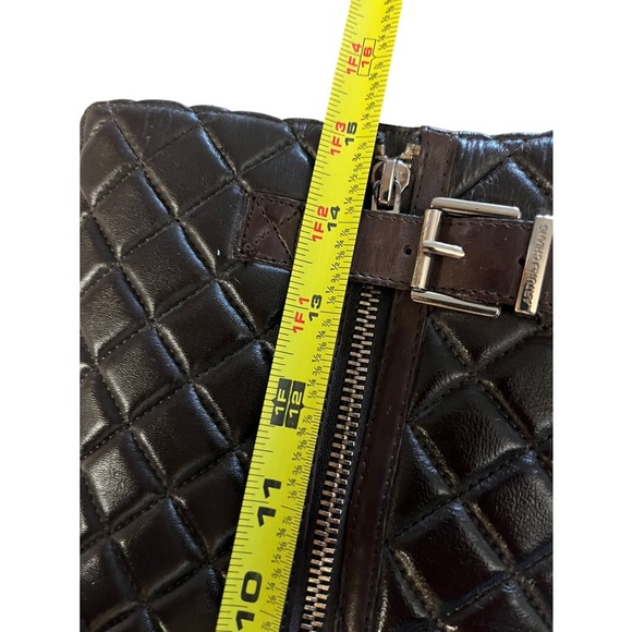 ARTURO CHIANG Quilted Riding Boots Brown - Picture 11 of 12